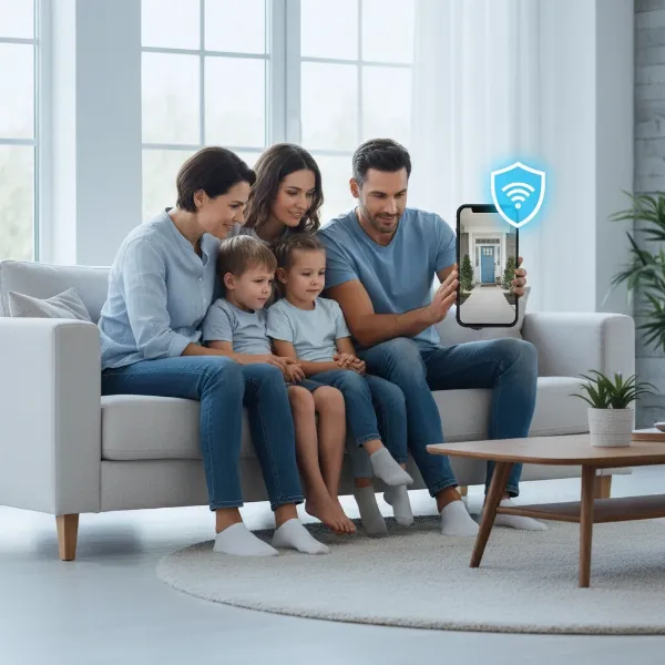 How to Safely Share Security Camera Access with Family Members