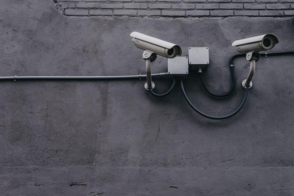 Solar-powered security camera